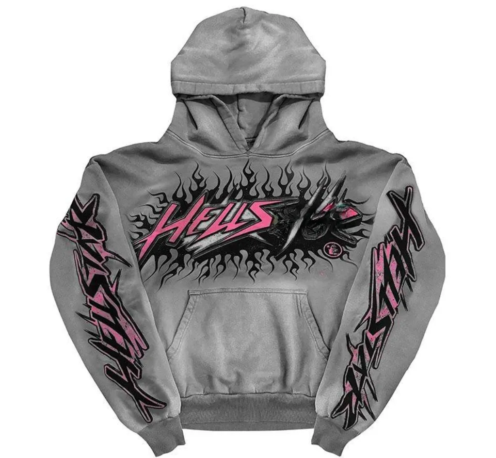 Designer Rapper Hoodies Hellstar Studios Bat Rapper Hip Hop Street Hooded Men Designer Hoodies ...