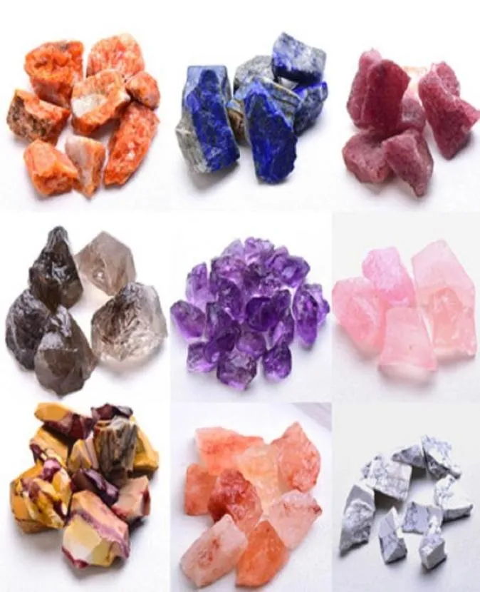 Cristal de Quartz brut naturel, 100g, fluorite brute, améthyste, spécimen de pierre pour le polissage par culbutage, guérison du cristal Wicca Reiki 1368955