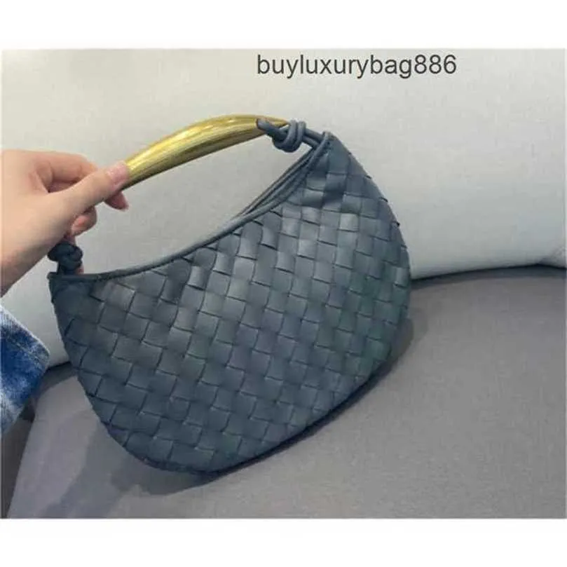 Otantik yarım dönüş ayı moda çantaları metal tasarımcı çantalar bottegvveneta köpekbalığı bilek çanta ışık lüks versiyon çok yönlü çanta w outlet 00bn10