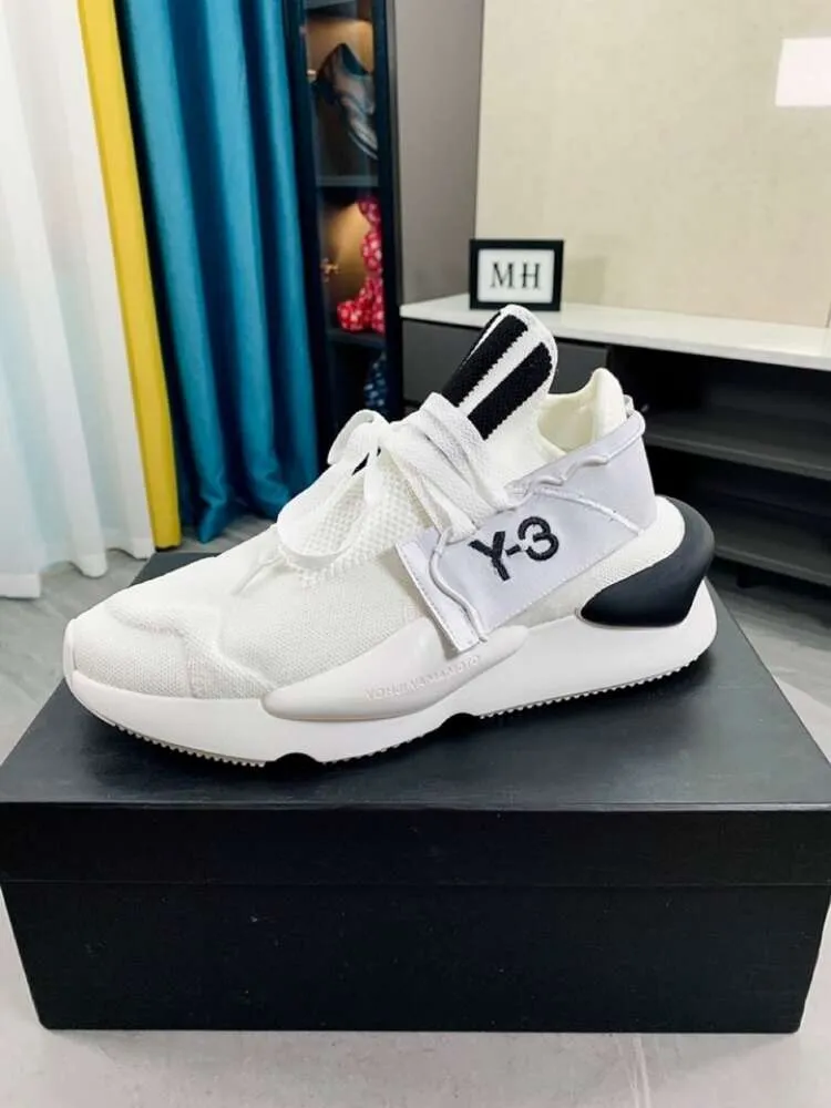 DHgate.com:2024 New Mesh Y3 Couple White Casual Sneakers