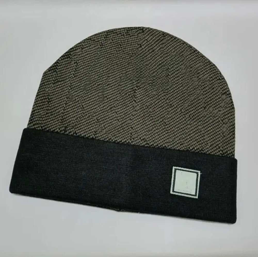 Casquettes de designer pour hommes Chapeaux de luxe Chapeau de laine Chapeau d'hiver coréen Casquette de lettre brodée Plaid pour hommes et femmes Chapeau tricoté à la mode simple Haute qualité GR3