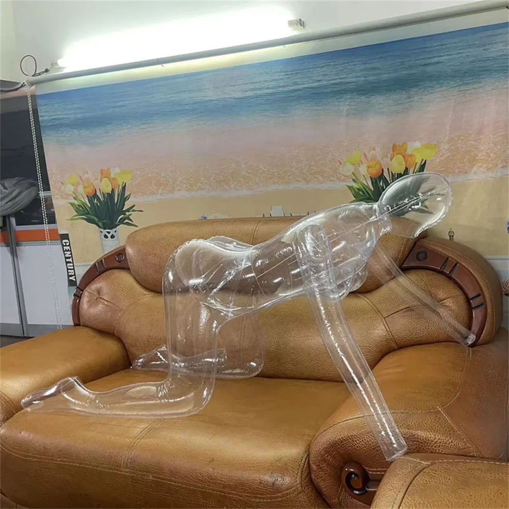 clear blow up sex doll A-One Men's DIY Inflatable Sex Love Doll Hot Girl REN- Transparent