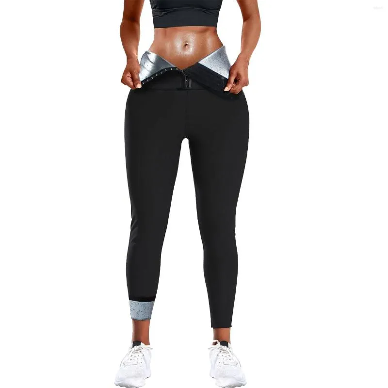 Womens High Waist Sweat Sauna Leggings For Active Workouts And