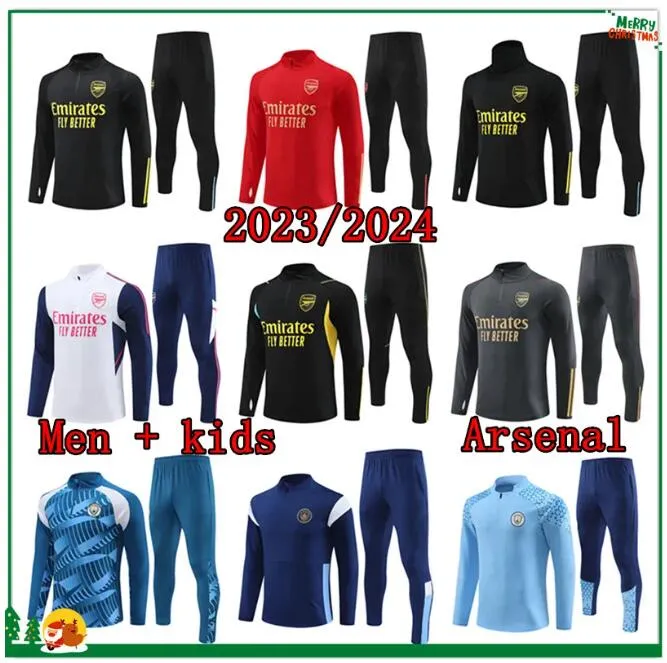 2023 2024 Pepe Saka Pink Arsen Tracksuit Futebol Soccer Jerseys 23 24 Artilheiro Treinamento Odegaard Thomas Tierney Smith ROWE Men Kit Kids Sportswear Kit