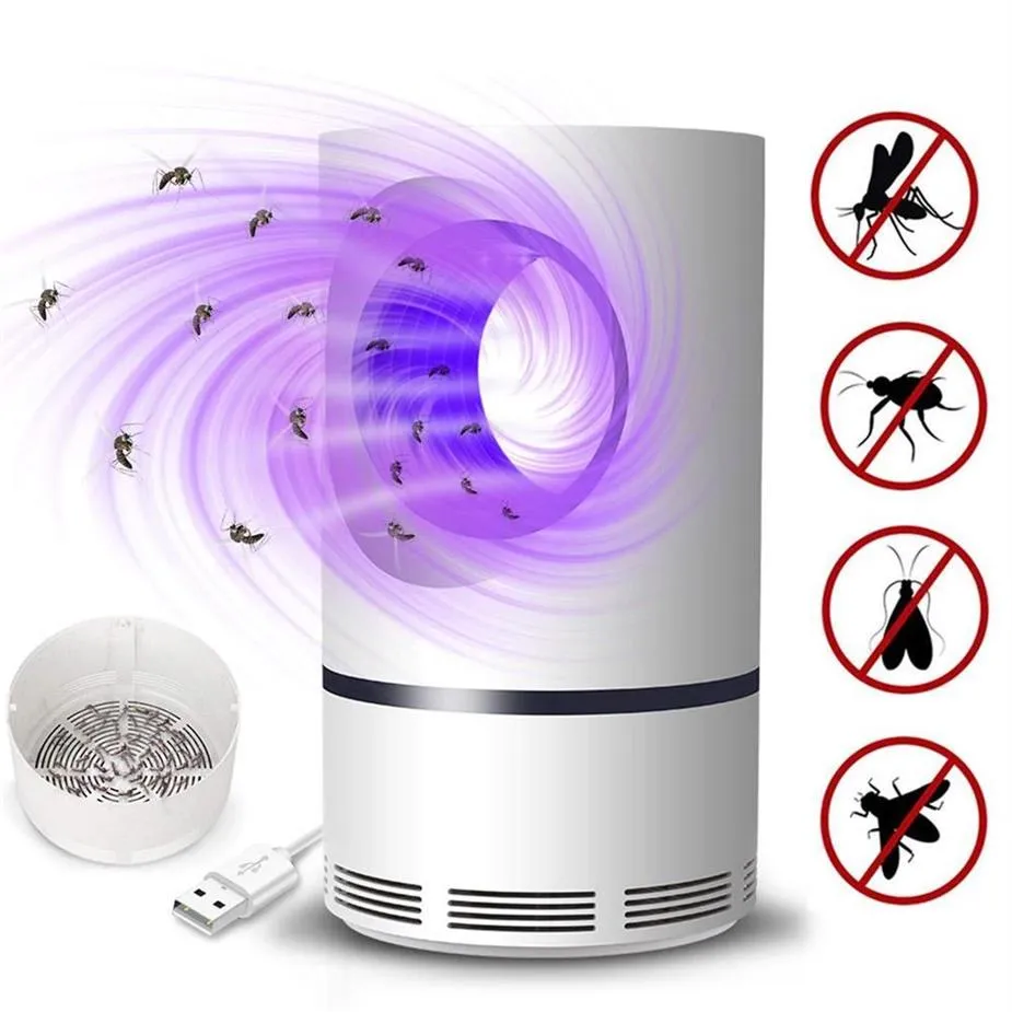 Safefy USB Mosquito Killer Lamp LED NIGHT LIGHT NONTOXIC UV Protection Silent Silent Silen