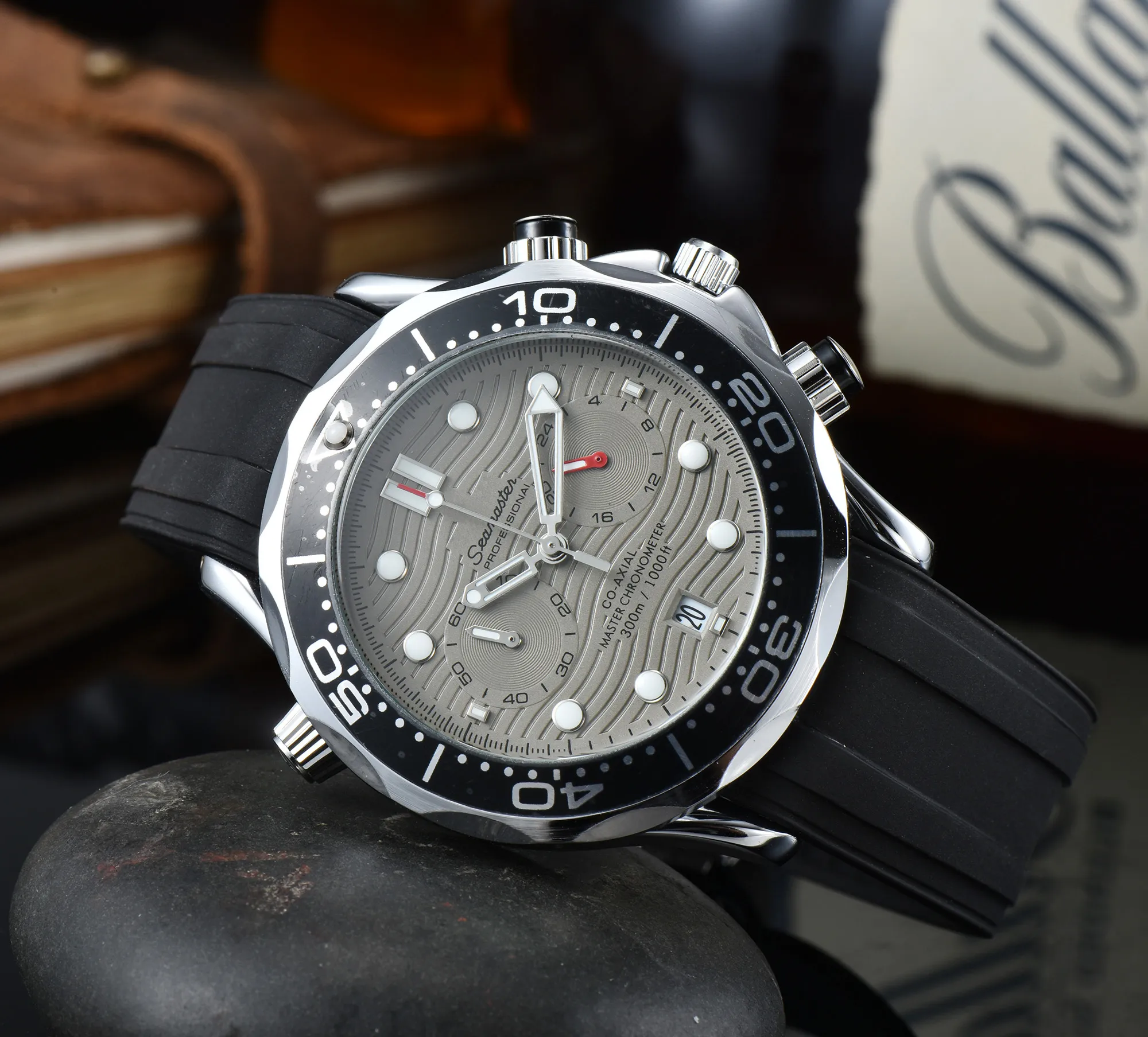 New Brand Original Paneraiss Omegas Mens High Beat Quartz Watch With