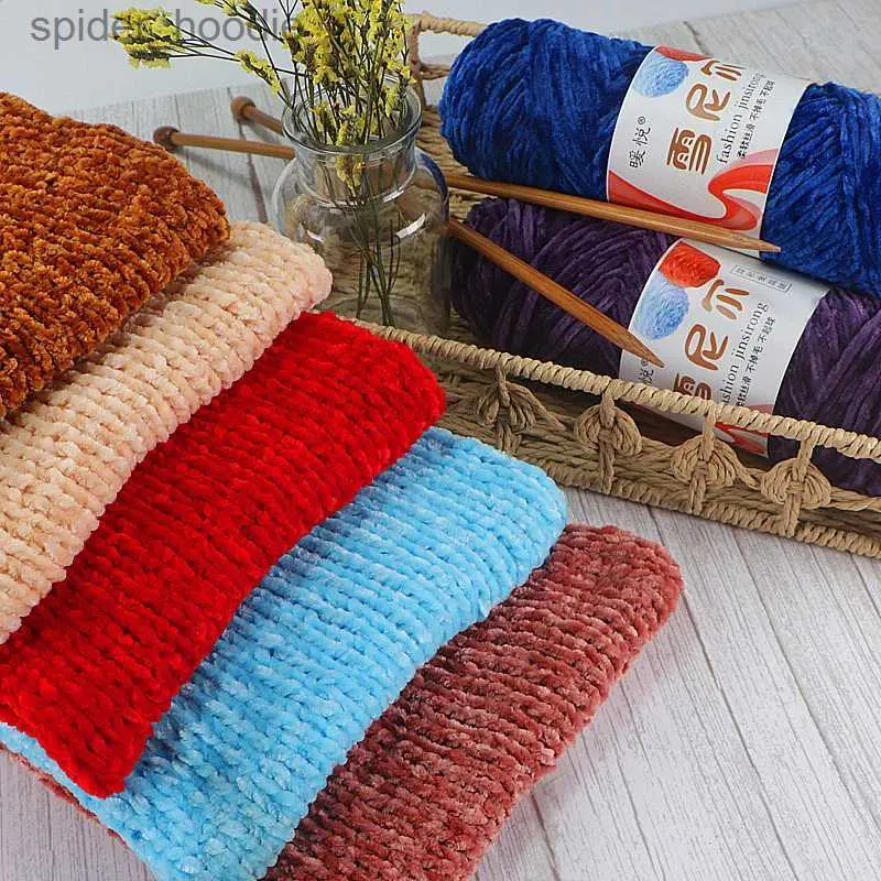 100g/ball Velvet Cotton Yarn Soft Knitting Wool Hand Crochet Yarn