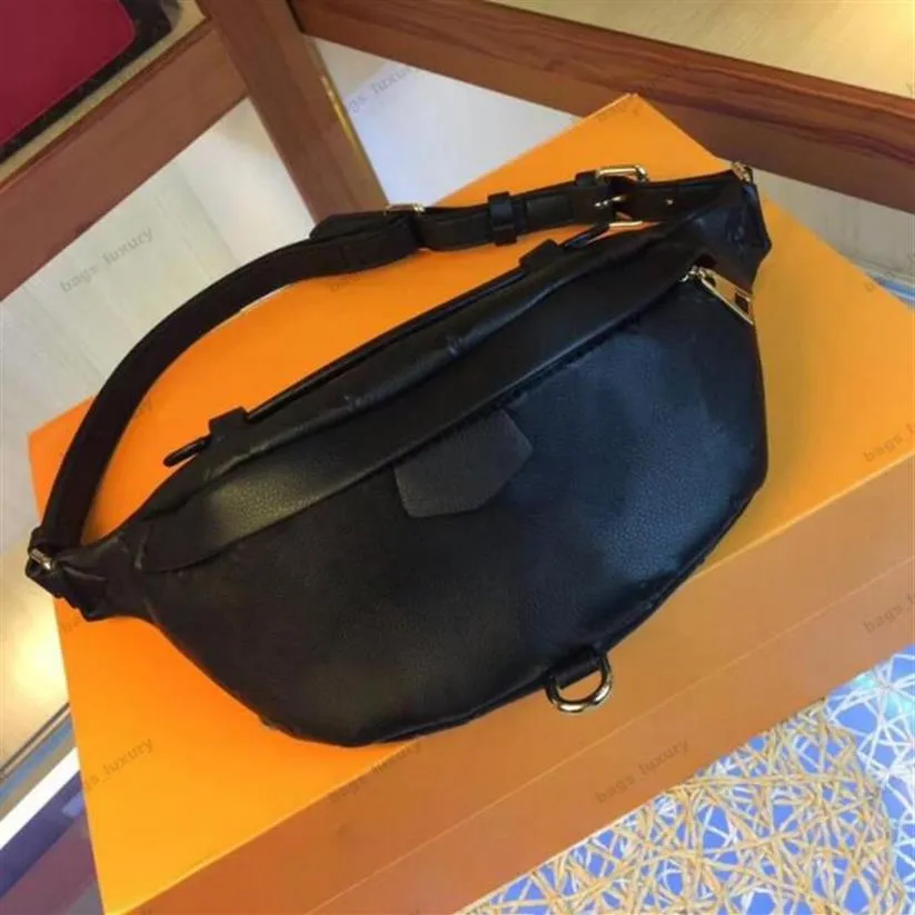 Sac de taille de qualité supérieure lettres de mode en relief sac de ceinture de taille hommes femmes femmes véritables en cuir éclairage en cuir taies de la taille