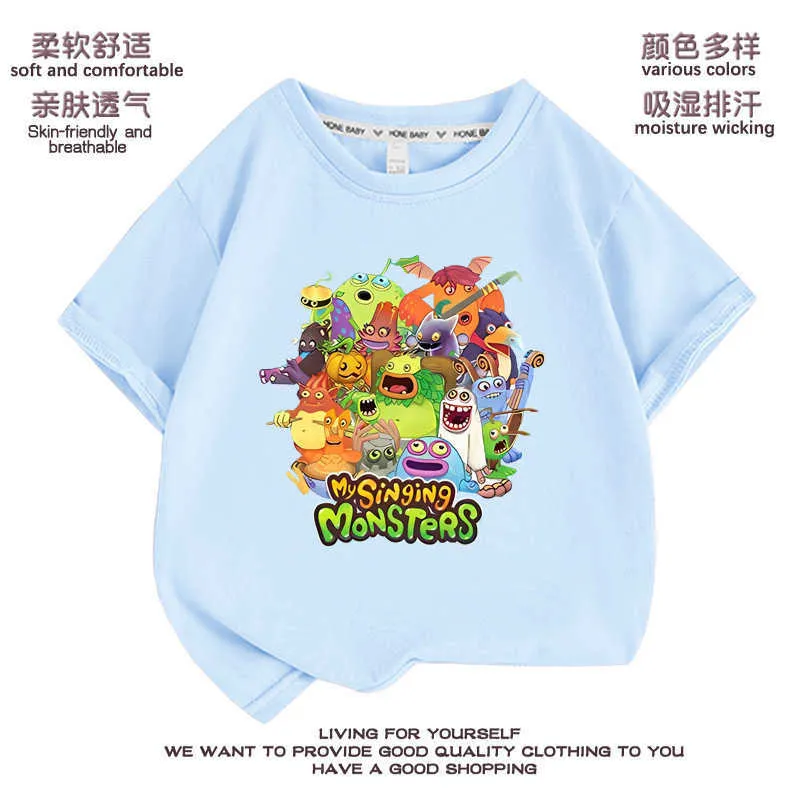 Jeux de dessins animés t-shirts à manches courtes pour enfants