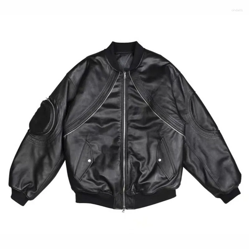 Winter Archive Fashion Black PU Leather Best Bomber Jackets Winter Archive Fashion Black PU Leather Best Bomber Jackets