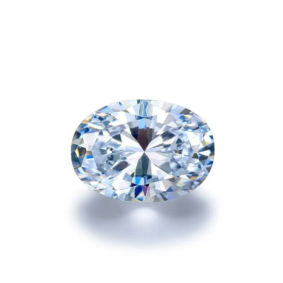 0 1ct-8 0ct2 4mm-10 14mm 타원형 인증서 D F Color VVS Clarity Perfect 3EX 컷 느슨한 합성 실험실 다이아몬드 Moissanite 271c