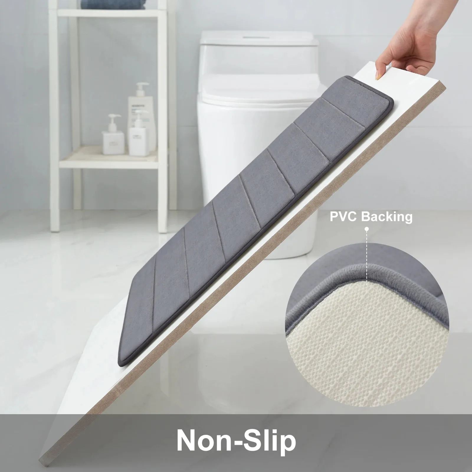 Hand Washable Anti Slip PVC Foam Mat For Carpet Underlay Anti Slip