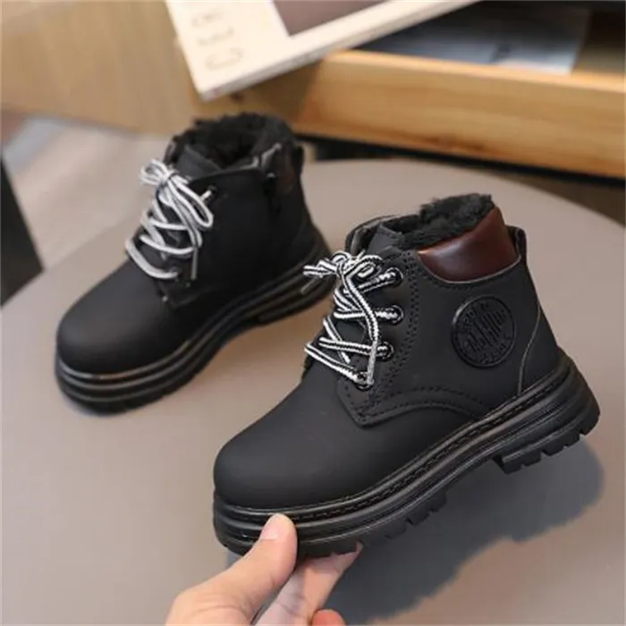 Winter Warm Wool Ankle Boots For Kids New Style Martin Childrens Winter Boots With Fashionable Design For Boys And Girls From Tuanyuan2856 18.65 DHgate.Com