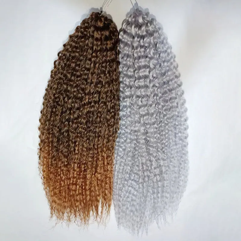 Wholesale of large-sized synthetic fibers, Brazilian curly and extra long African twisted curly crochet hair