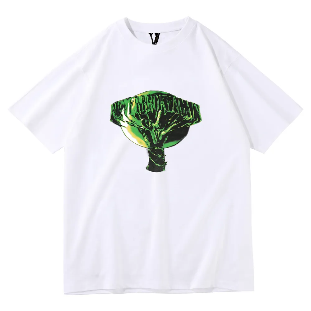 vlone t shirt mens t-shirts svart vita t skjortor för män kvinnor tee designers tshirt lyxkläder mode casual classic short hylsa bomull