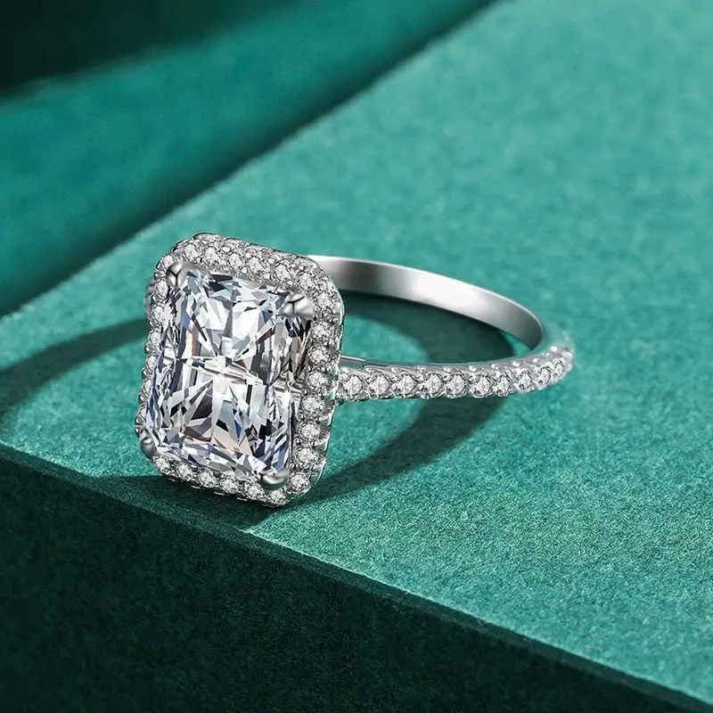 Radiant cut clearance cz ring