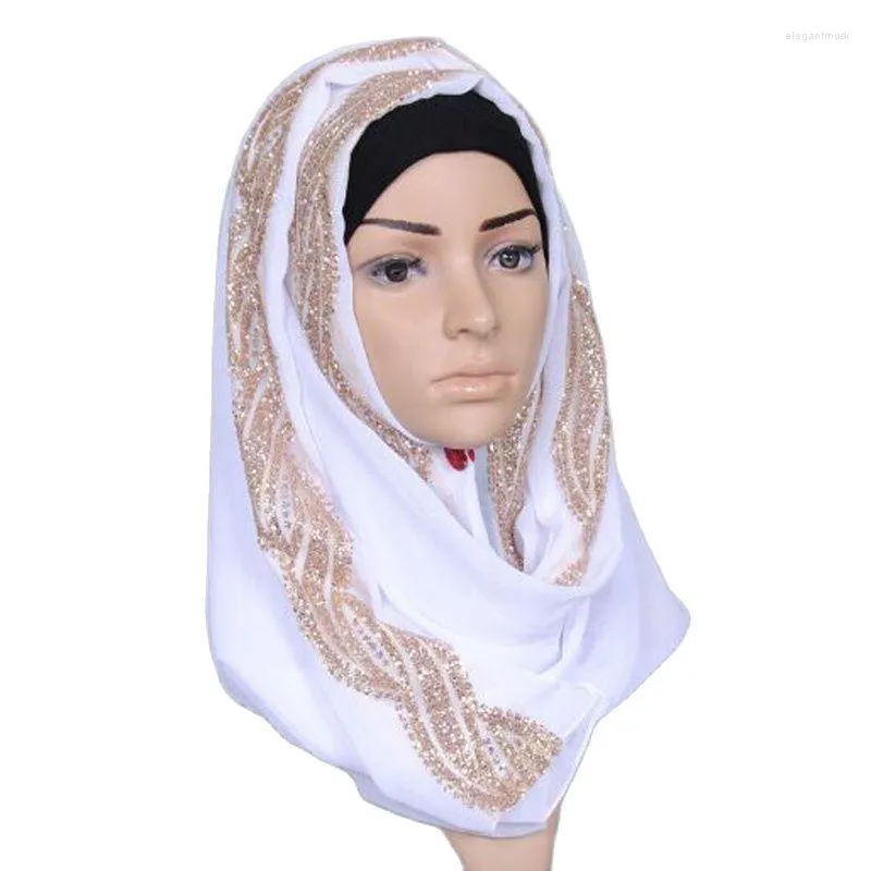 Eşarplar şifon eşarp Müslüman Hui milliyeti sondaj kadınları kafa bandı bahar yaz hicab şal 80-170cm