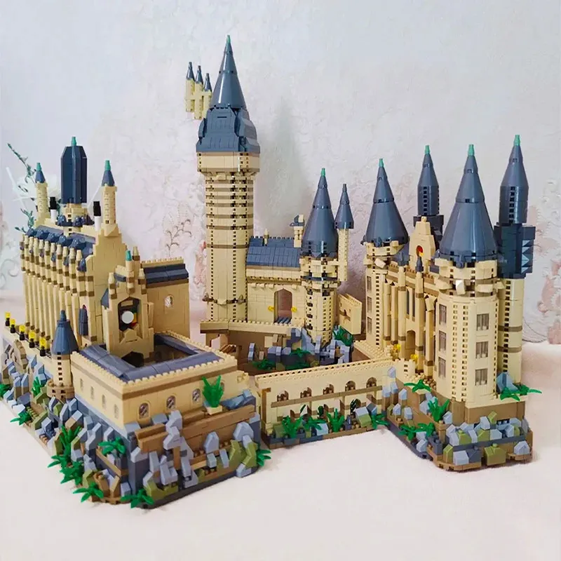 Blöcke Micro Bricks City Kreative Mittelalterliche Magic Castle