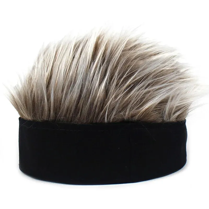Geniş Memlu Şapkalar Kova Beyzbol Kapağı Erkekler Kadın Beanie Peruk Şapka Eğlenceli Kısa Saç Kapakları Partisi Toupee Outdoor için Yumuşak 231129