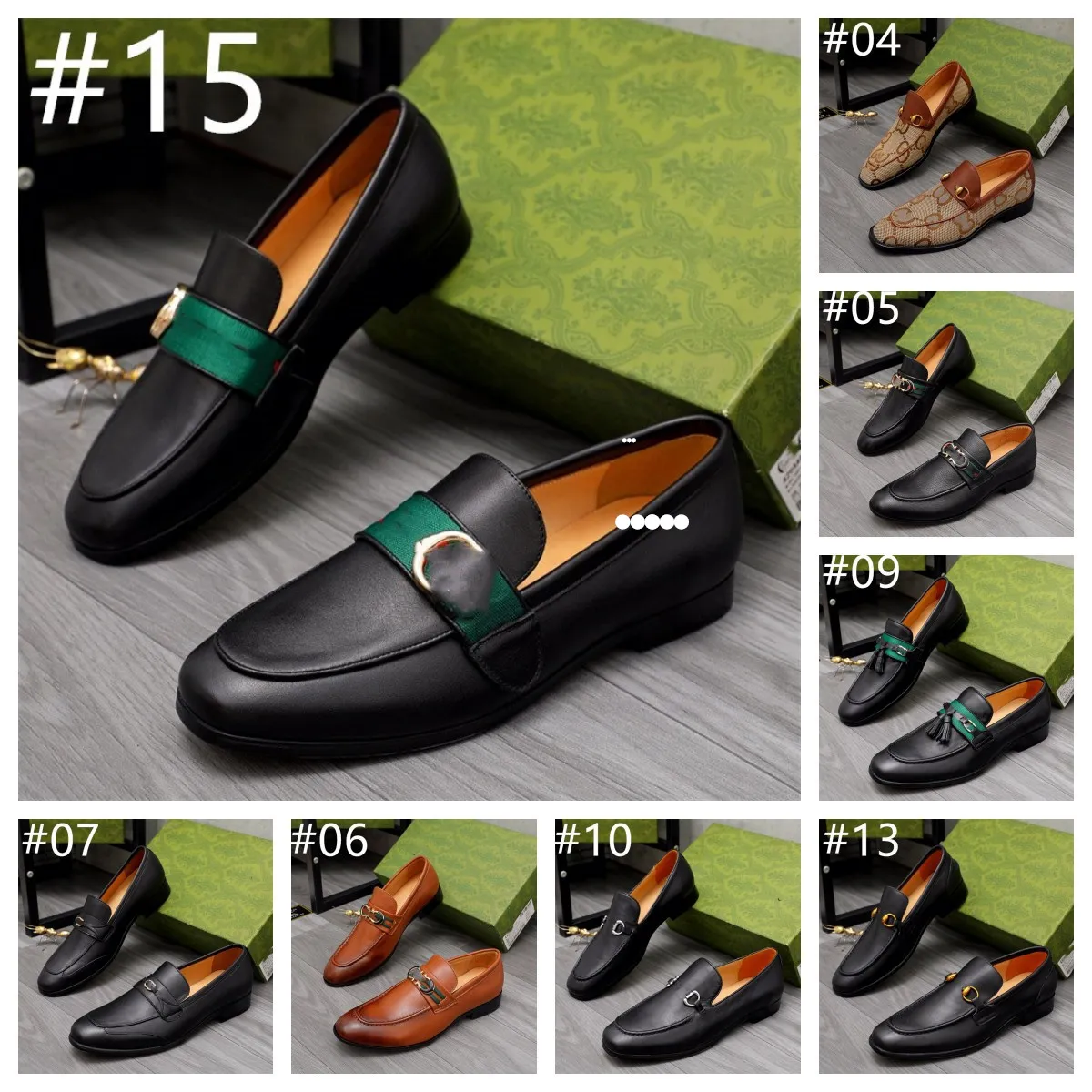 G uomo mocassine slittamento su scarpe casual designer moca