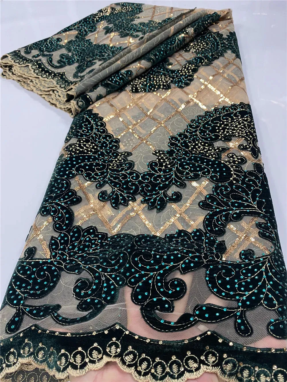 High quality lace fabric deals
