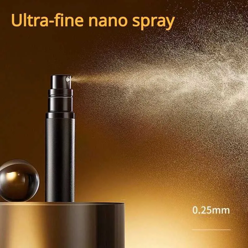 Mini pompa di riempimento inferiore portatile di alta qualità da 5 ml Profumo spray ricaricabile Contenitori cosmetici vuoti Bottiglia di atomizzatore da viaggio