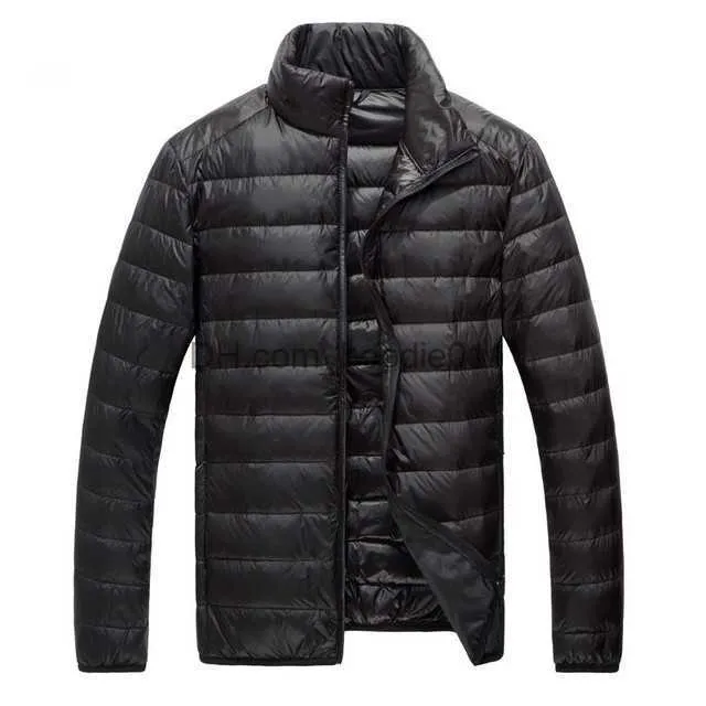 Mens Ultra Light Down Jacket: Packable Puffer Jacket