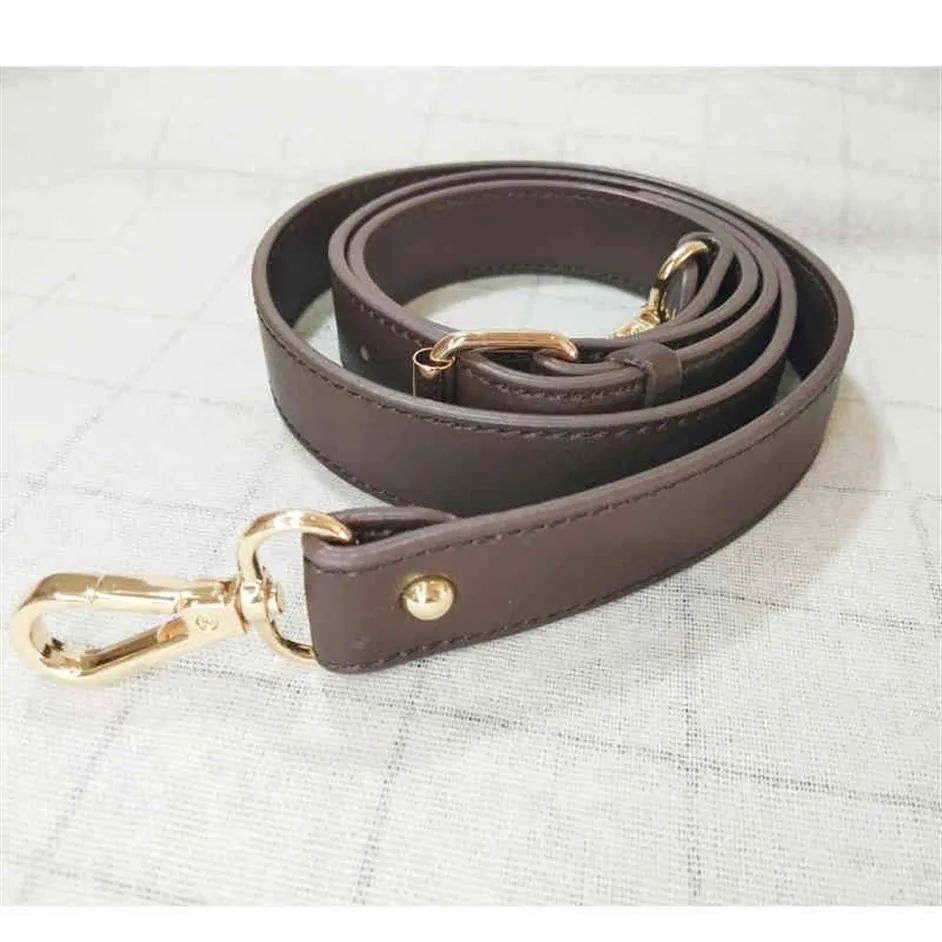 Genuine Leather Bag Strap 2 4 125CM Bag Accessories Replacement crossbody strap307V