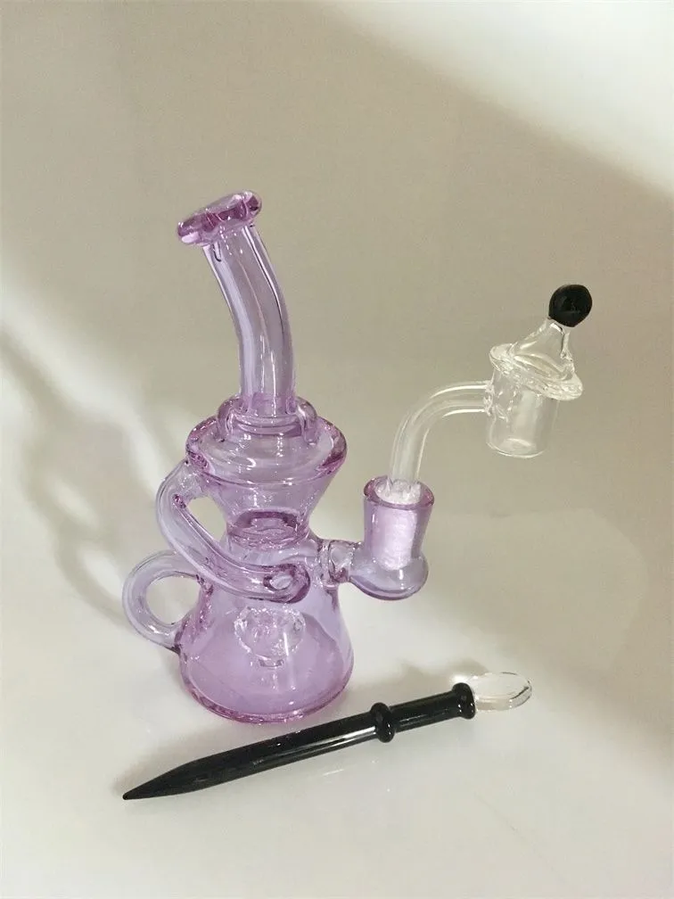 2017 New small backwater glass bong factory direct supply to accept personalized custom 14mm glass oil rigs stained glass