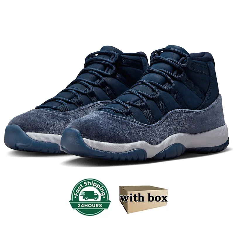 Jordan 11 suede blue sales