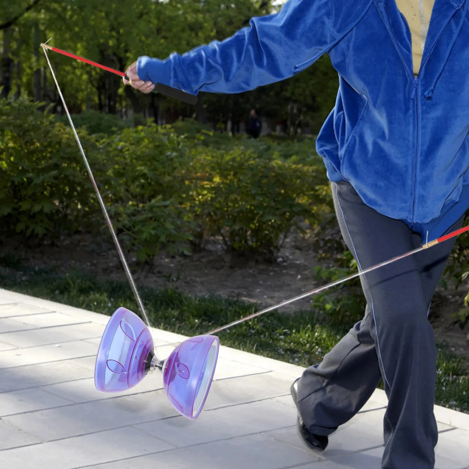 Yoyo Diabolo Chinese Speelgoed Kinderen Lager Set Plastic Speelgoed Stokken Triple Jongleren Professionele Fitness Yo Spinning 231129