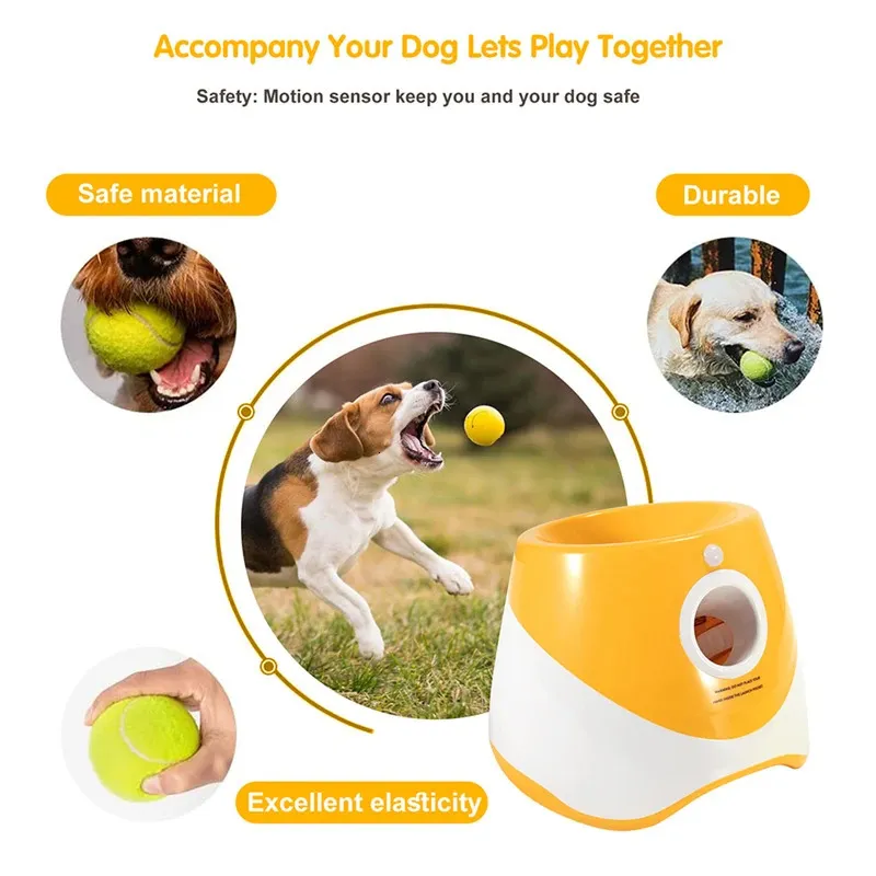 Jouets pour chiens à mâcher catapulte pour chiens lanceur de balle jouet  pour chien lanceur de balle de tennis balle sautante jouets Pitbull machine