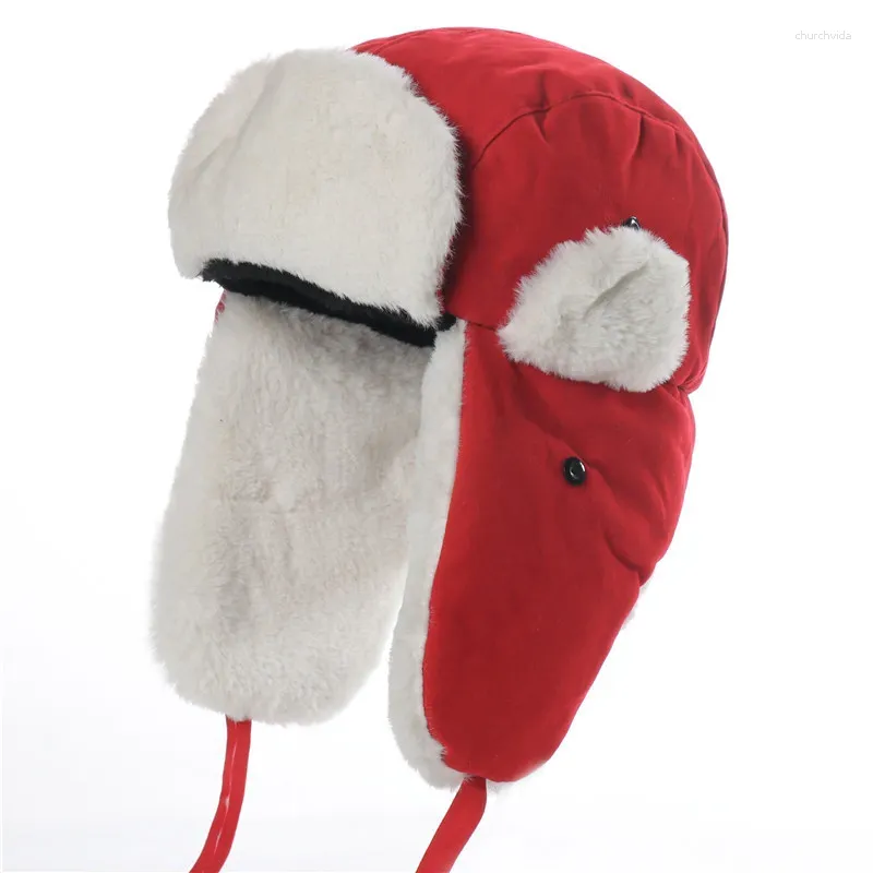 Berets Russia Bomber Winter Hat Women Women Red Советская армия военные