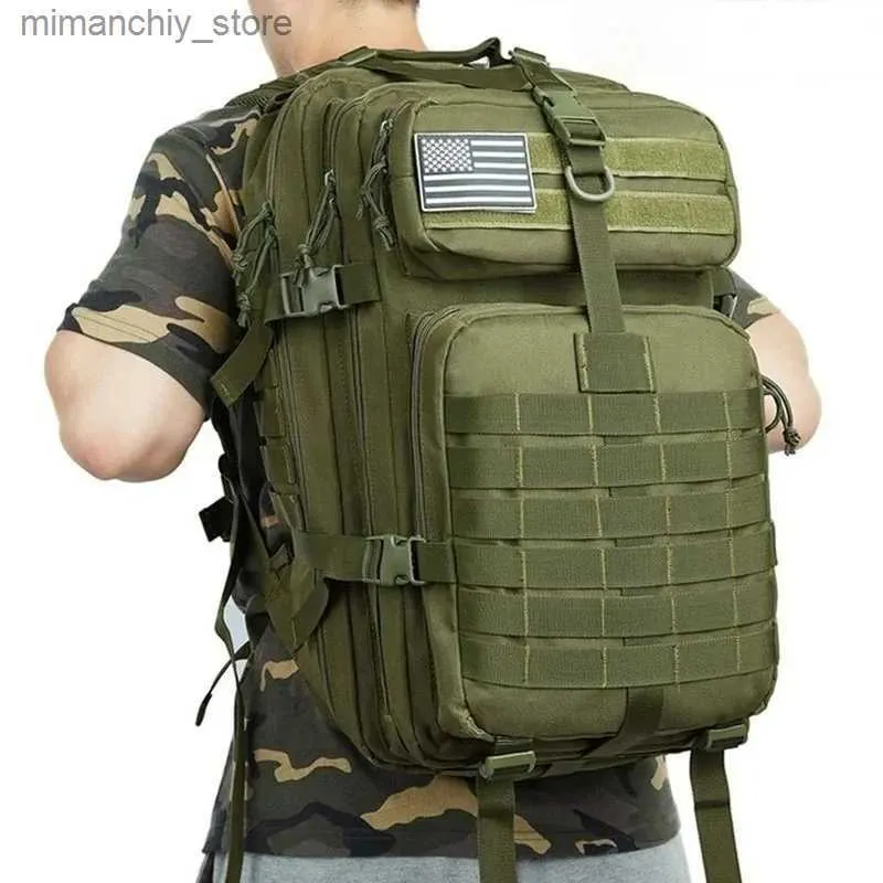 Outdoor Bags Sacs à dos 30L/50L randonnée Camping sac à dos hommes militaire tactique 900D Nylon sacs imperméables Sports de plein air Trekking sac de chasse Q231130