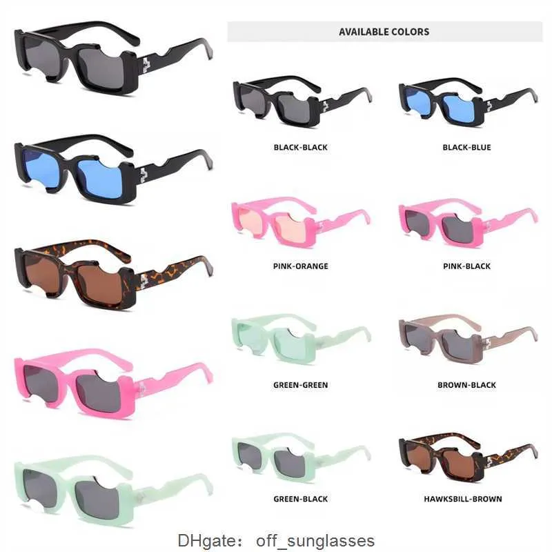 Moda na okulary przeciwsłoneczne projektant Offs Białe ramki Marka okulary przeciwsłoneczne strzałka x czarna rama okulary ulica mężczyźni kobiety Hip Hop Sunglasse Men's Women's Sports Travel Cwlk Cwlk