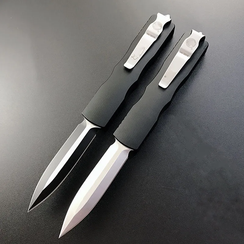 MT MICO Outdoor Double Action Automatic Knife D2 Blade 6061-T6 Aluminum Handle CNC Camping Hunting Tactical knives EDC