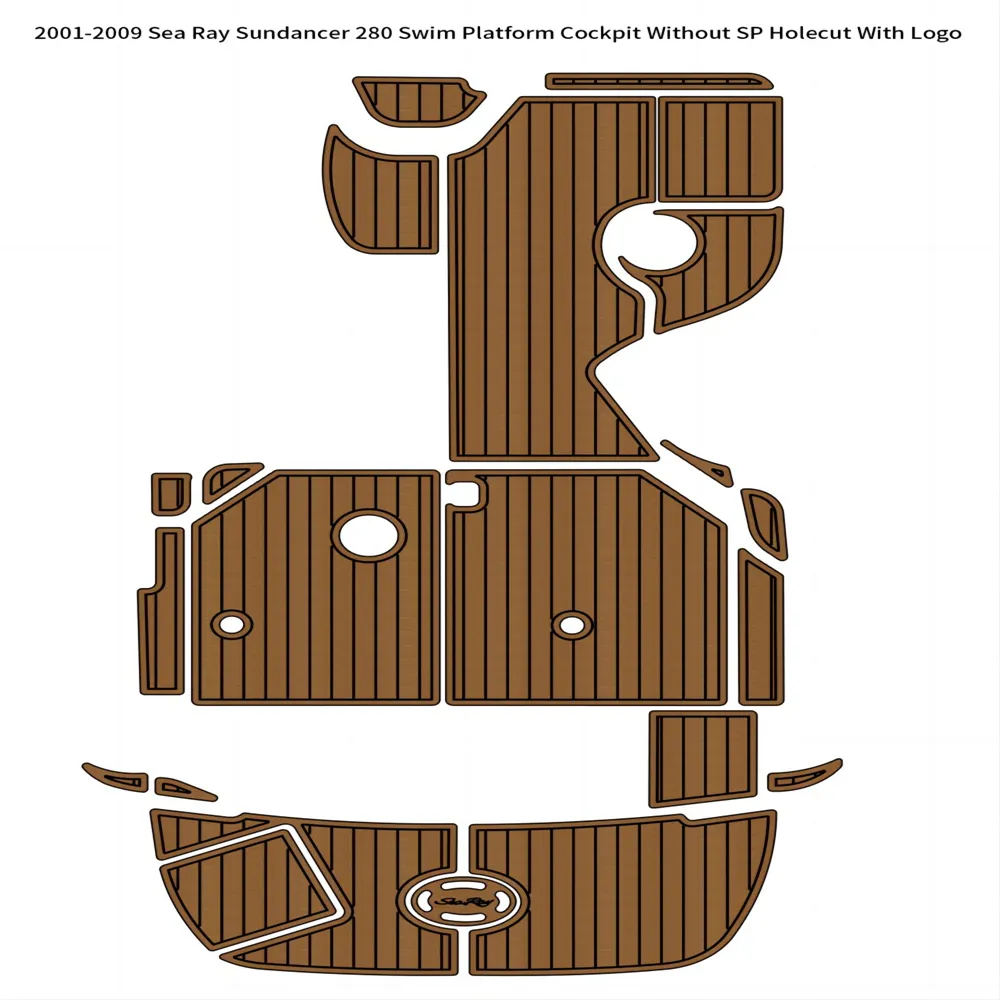 2008 Sea Ray 175 Sport plate-forme de natation Cockpit Pad