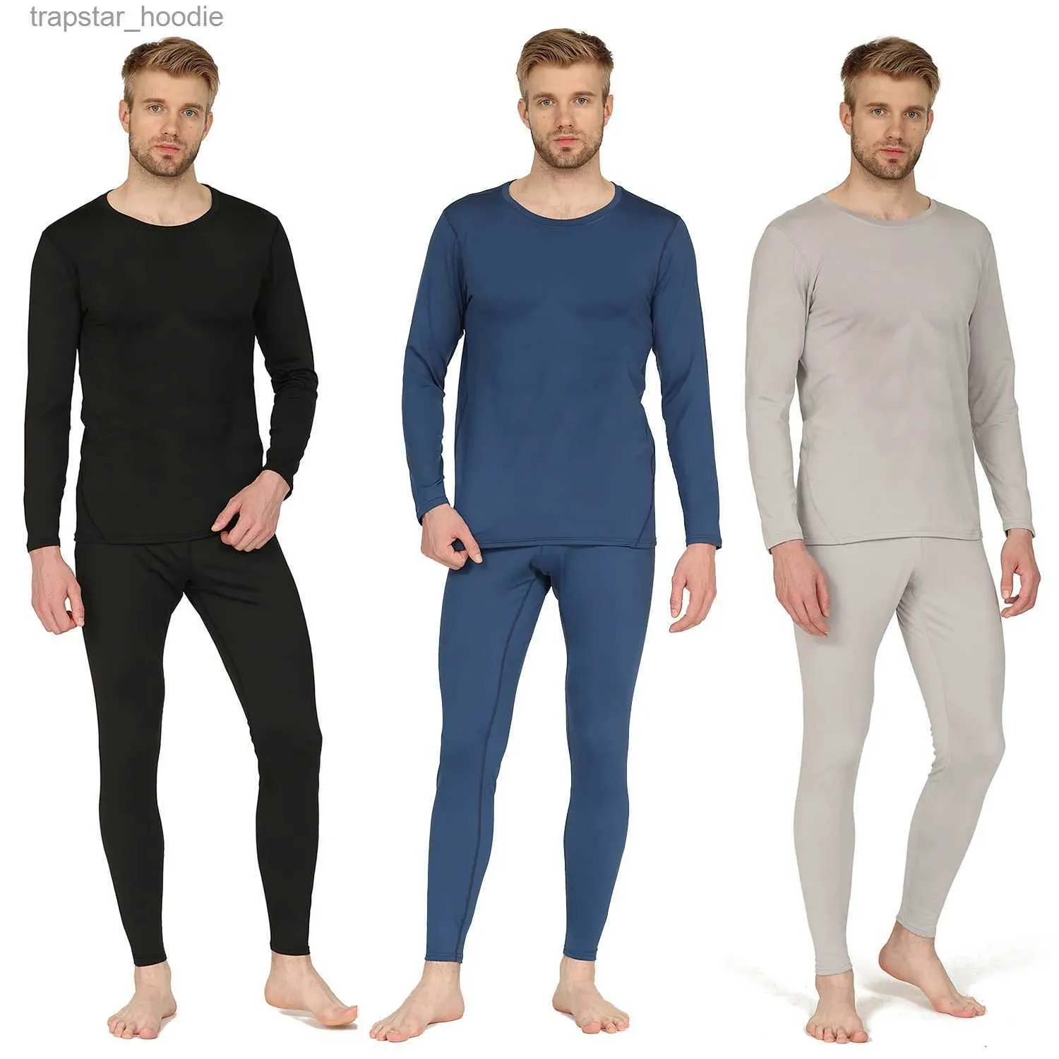 Thermisch ondergoed voor heren Winter thermisch ondergoed Pak Heren Compressie Sportkleding Fitnesskleding Lange thermische shirts Broek Warme basislaag Sportpak L231130