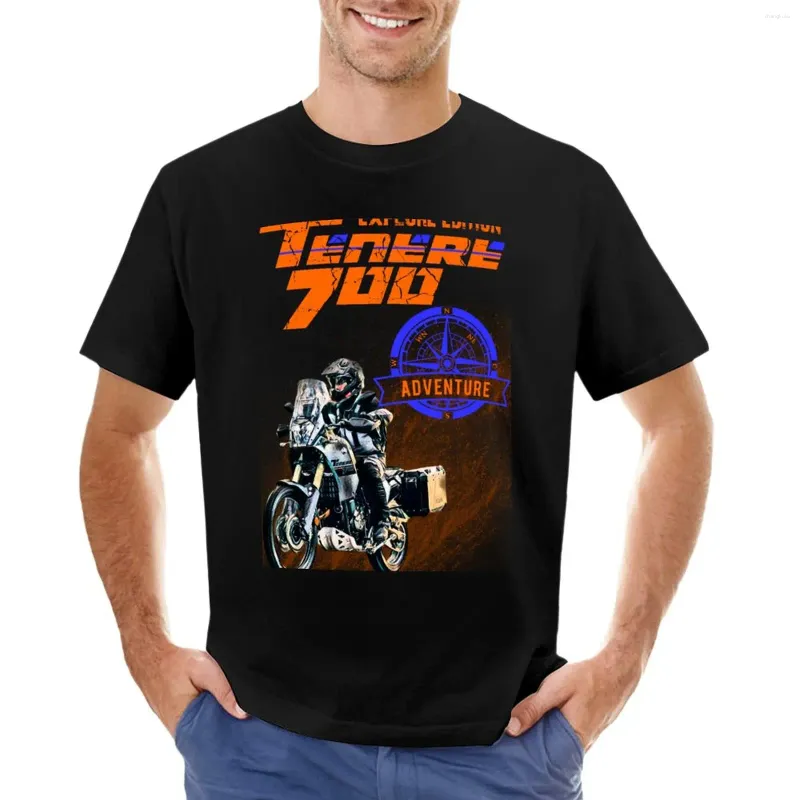 Débardeurs pour hommes Tenere 700 T7 Explore Adventure T-shirt Haut d'été Sweat-shirt court T Hommes