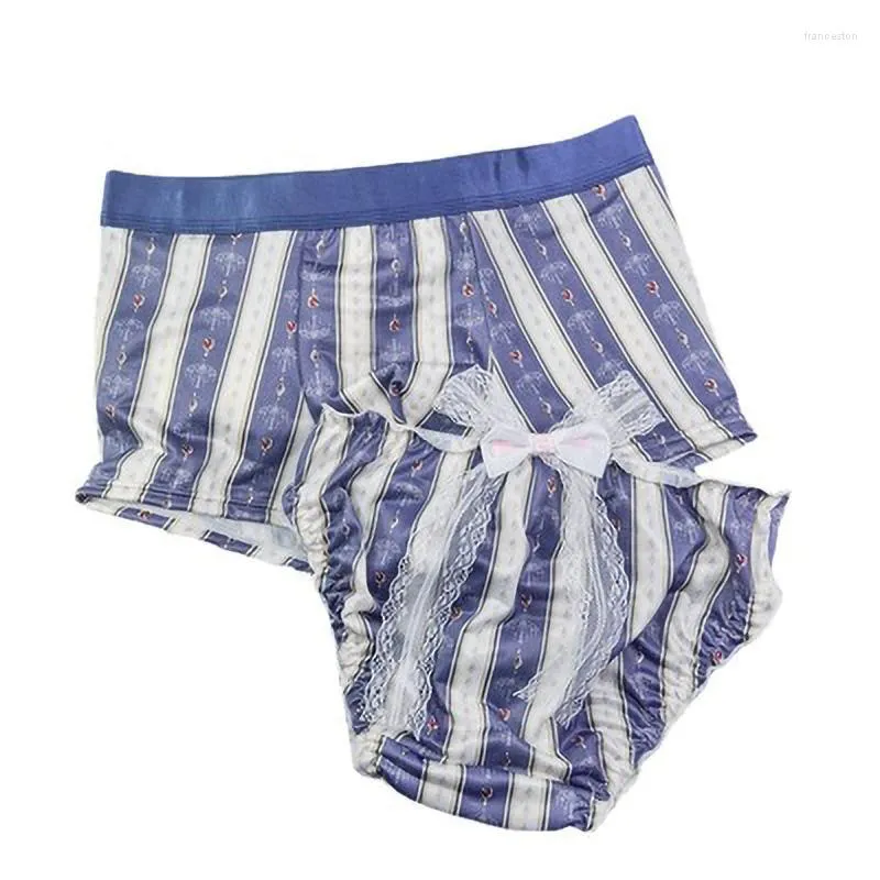 Underpants 2023 Couple Panties Set Sexy Ice Skil Men Boxer Women's Underwear Cotton Stall Lover's Gift