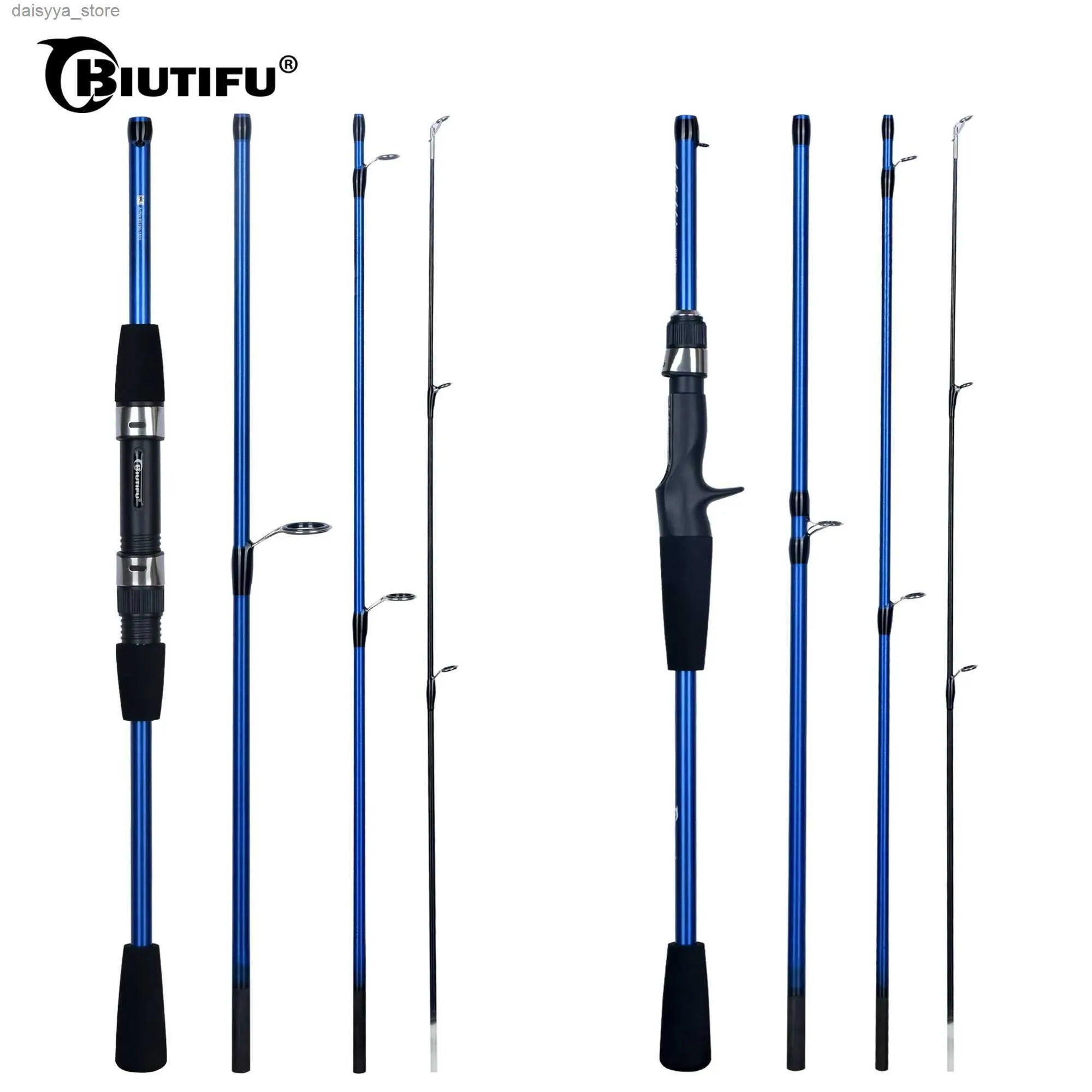 Boat Fishing Rods BIUTIFU Baitcasting Spinning Travel Carbon 4/5 Section  Fishing Rods Casting Weight 5 20g Power Ultralight Lure Trout Mini  PoleL23118 From Daisyya_store, $20.4