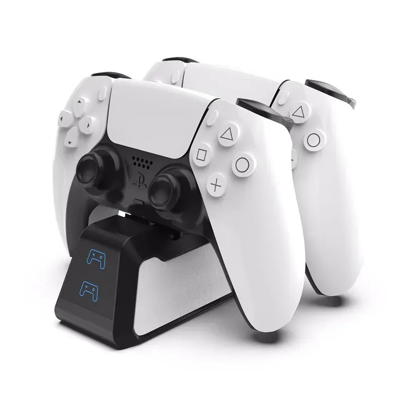 PS5 Controller Ladestation Playstation 5 Dual Controller QC4.0 Cradle Ladestation Docking DualSense Ersatz TYPE-C