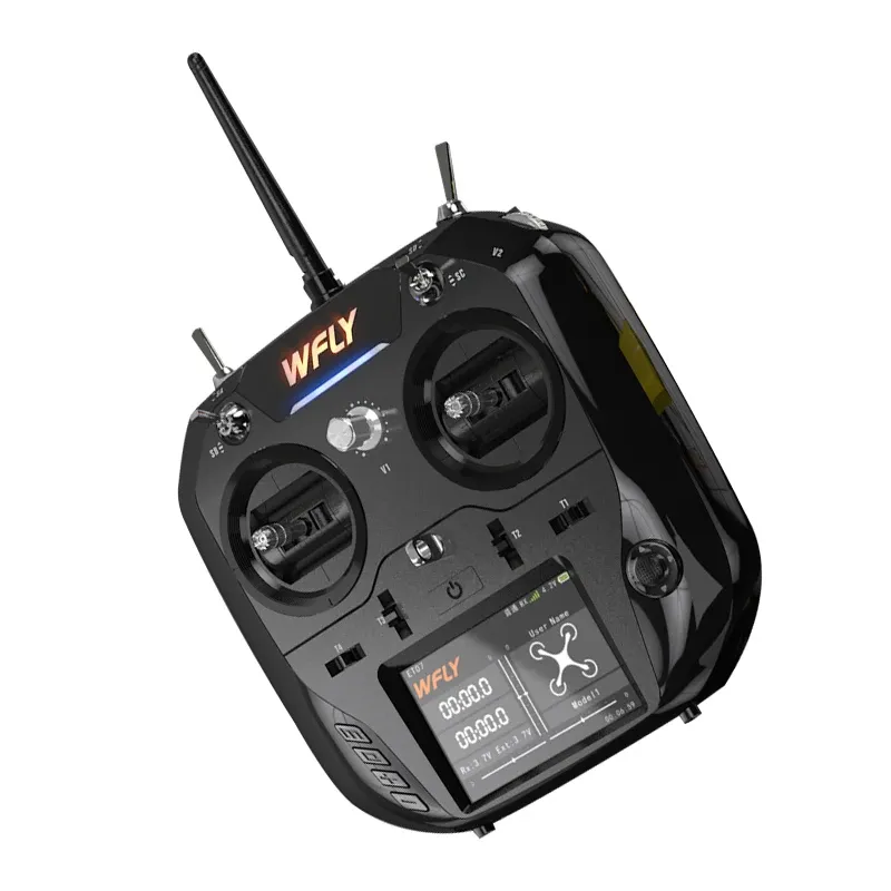 WFLY ET07 2.4GHz 10CH FHSS Trasmettitore Telecomando con ricevitore RF207S per RC Drone Car