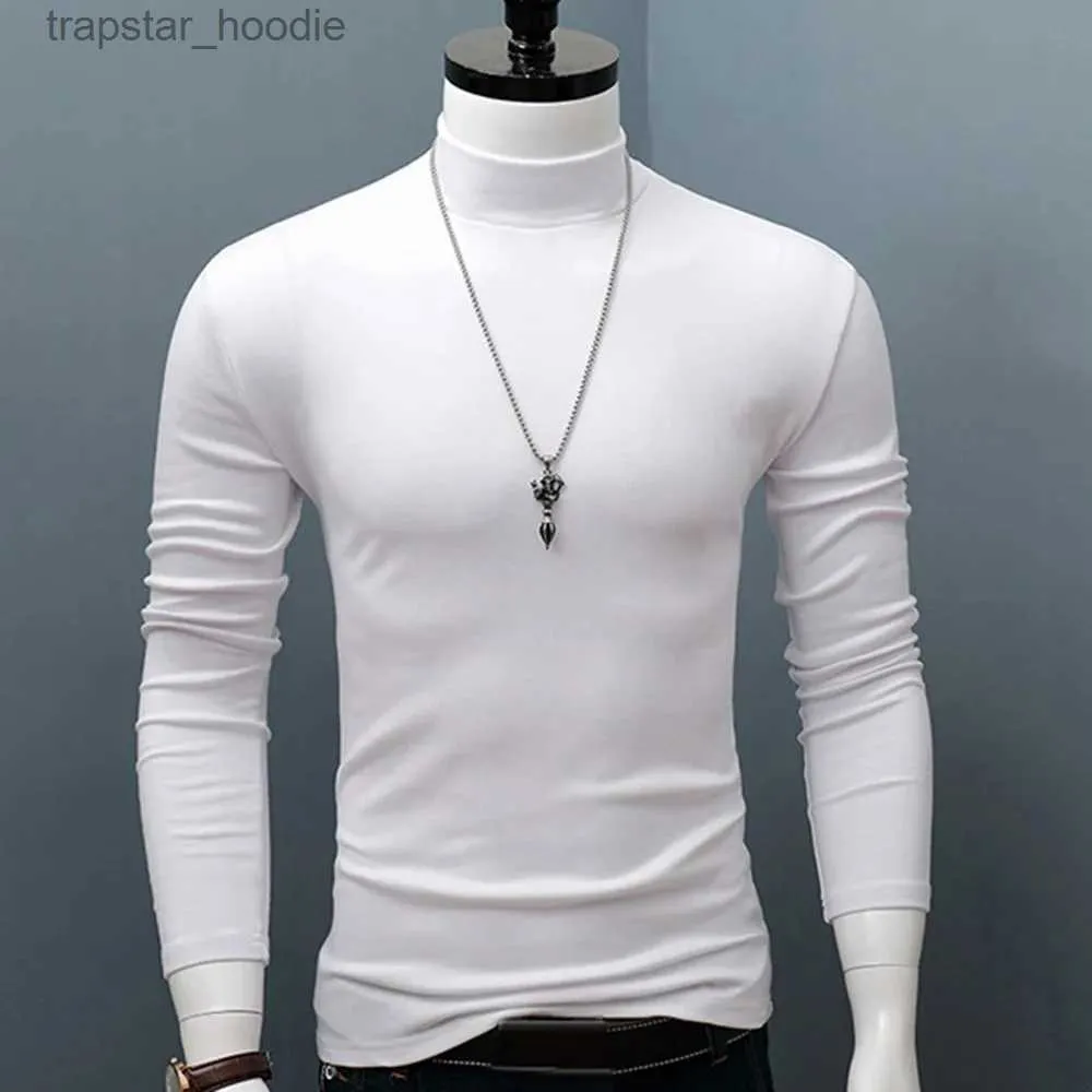 Intimo termico da uomo Intimo termico da uomo Collo alto a mezza manica Camicia a maniche lunghe T-shirt a maniche lunghe Per camicie termiche autunno/inverno pullover L231130