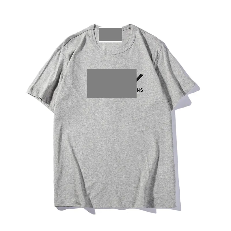 YF22 Designer TEE Mens T-Shirts Com Des Garcons PLAY big Black Heart back Short Sleeve T-shirt Grey Womens Tee XL