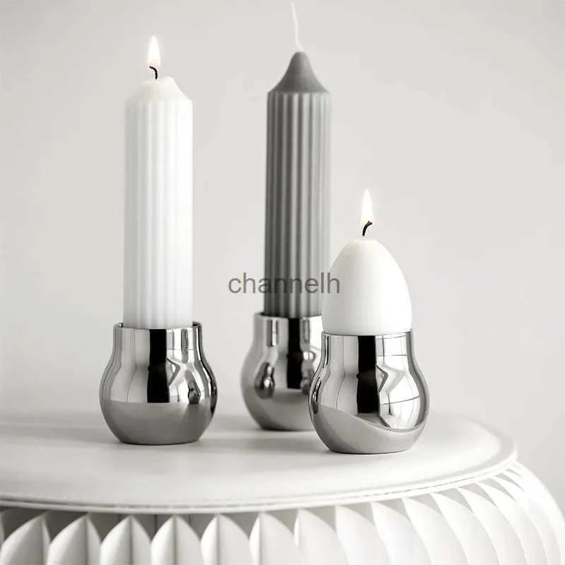 Candle Holders Metal Candle Holder Essential Oil Burner Aesthetic Rod  Decorative Candle Holder Vintage Container Bougeoir Candlestick AB50ZT  YQ231130