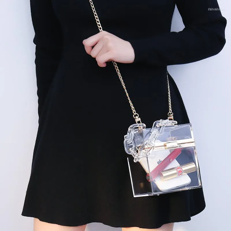 Avondtassen hoogwaardige handtassen dames diner feestkoppeling portemonnees ontwerper handtas luxe mode duidelijke acryl crossbody bolso bolso