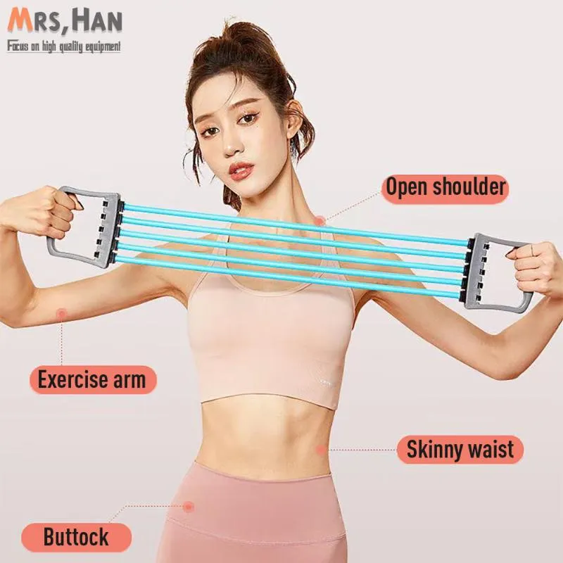 Resistance Bands Rubber-Bands 8 Word Chest Expander Rope Hand Fitness-Equipment Muscle-Trainning Gym Yoga Gum