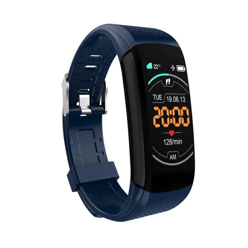 C8 Bracciale intelligente Cinturino Sonno Frequenza cardiaca Sport Brucia grassi Rilevamento intelligente Orologio Bluetooth Modalità multi-sport Orologio intelligente in standby impermeabile di lunga durata