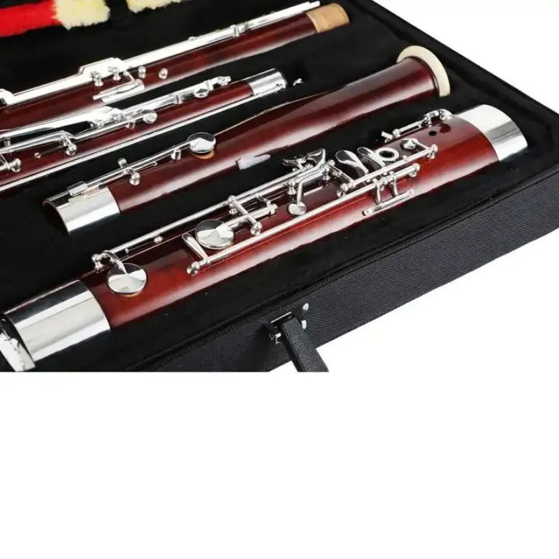 SAVEOUND OEM Högkvalitativ lönnkropps silvernycklar BASSOON JYCL311